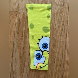 SpongeBob SquarePants-themed UV protection arm sleeve kids sports